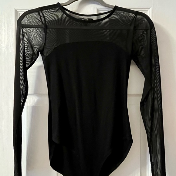 Shear shoulder black body suite from forever 21 - Picture 2 of 3
